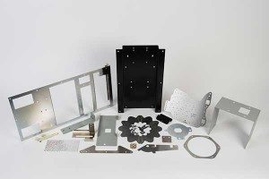 laser cutting materials and parts 